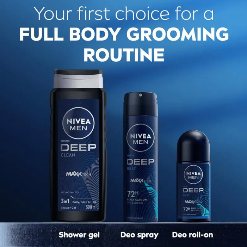 NIVEA MEN Deep Beat Deodorant Spray 150 ML