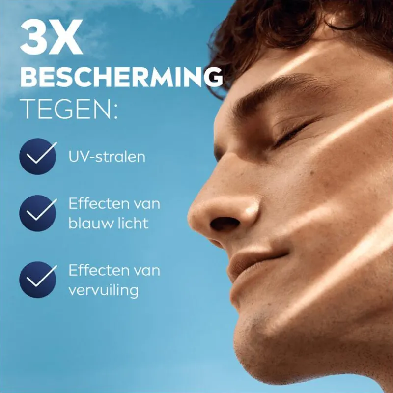 Heren NIVEA MEN Sensitive Triple Protect Moisturizer SPF30 50 ML