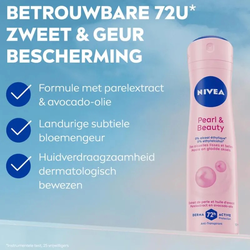 NIVEA Pearl&Beauty Anti-Transpirant Deodorant Spray 35 ML