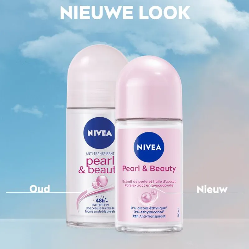 NIVEA Pearl & Beauty Deodorant Roller 50 ML