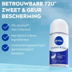 NIVEA Protect & Care Deodorant Roller 50 ML