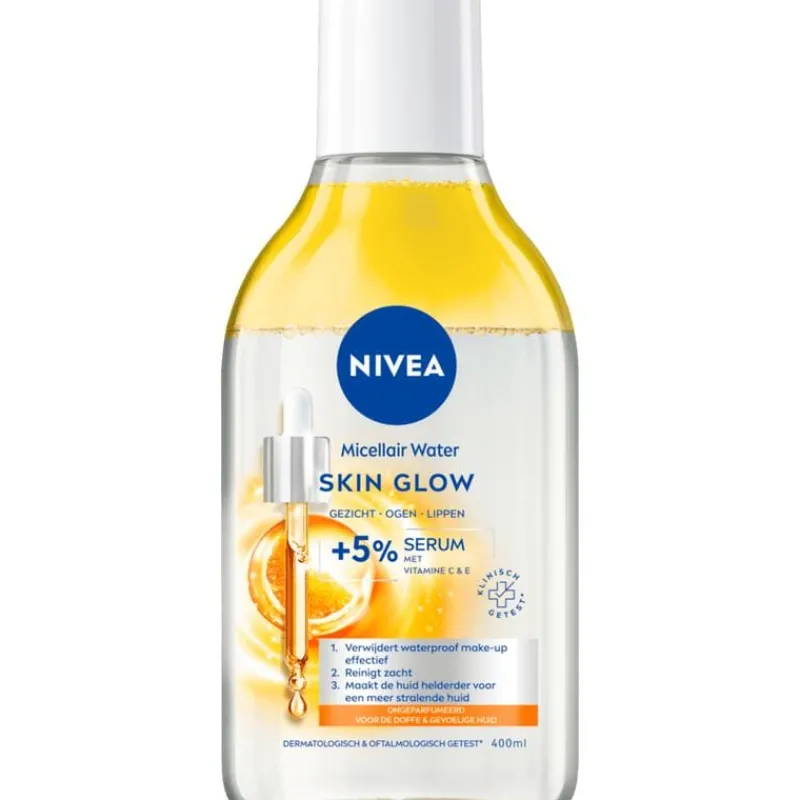 NIVEA Skin Glow Serum Infused Micellair Water 400 ML