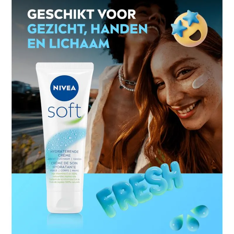 NIVEA Soft Hydraterende Bodycrème 75 ML