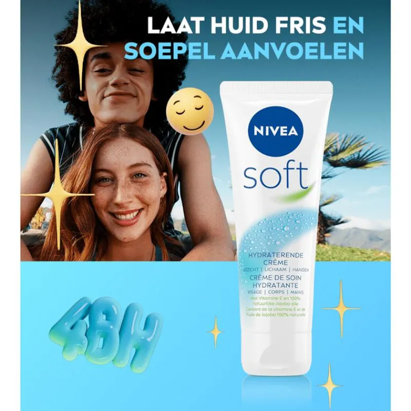 NIVEA Soft Hydraterende Bodycrème 75 ML