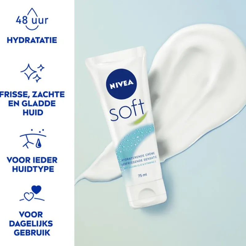 NIVEA Soft Hydraterende Bodycrème 75 ML