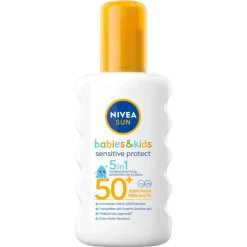 NIVEA SUN Kids Zonnebrand Protect & Sensitive Zonnespray SPF50+ 200 ML