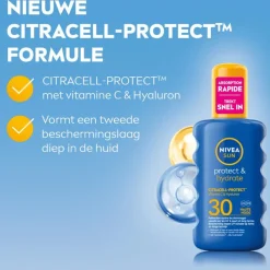 NIVEA SUN Zonnebrand Protect & Hydrate Zonnespray SPF30 200 ML