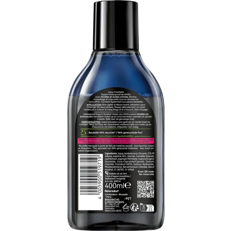 NIVEA Waterproof Expert Micellair Water 400 ML