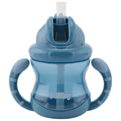 Nûby Nuby Flip-It Antilekbeker Handvaten Blauw 12 Maanden