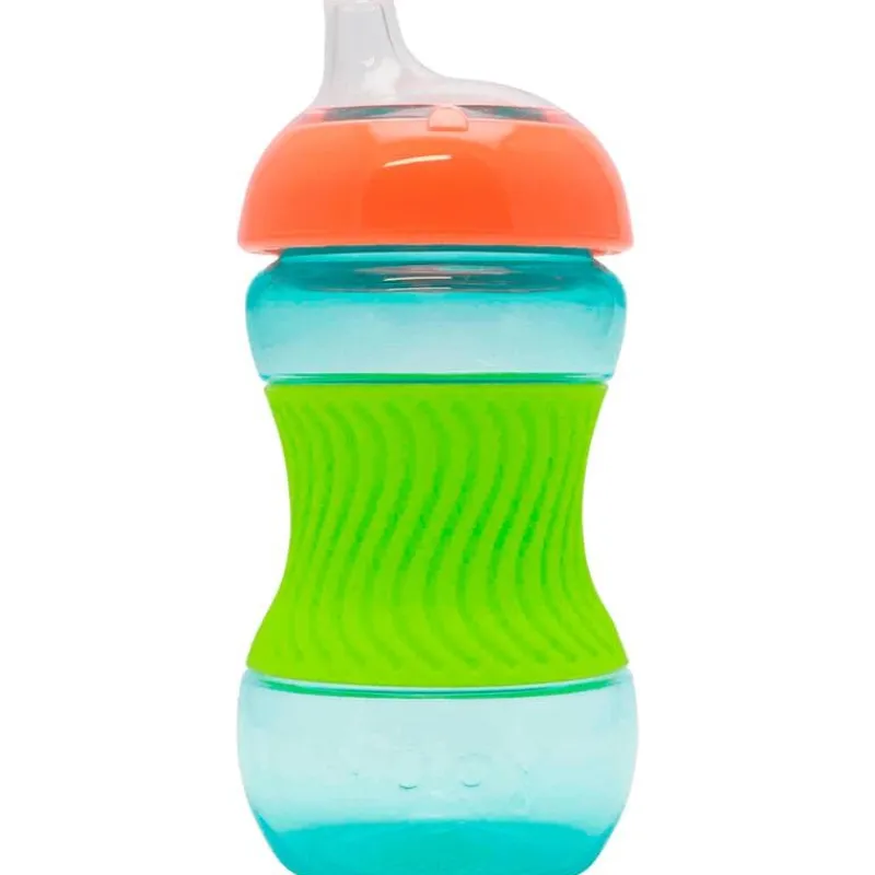 Nûby Nuby Mini Easy Grip Drinkbeker Siliconen Huls Groen 180 ML