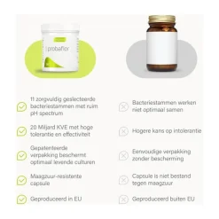 Nupure probaflor - Probiotica complex, hooggedoseerd met inulin, 30 capsules