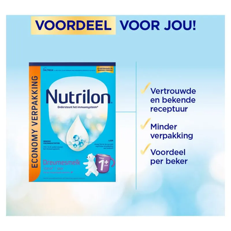 Nutrilon Dreumesmelk Peuter 1+ Jaar 600 gram