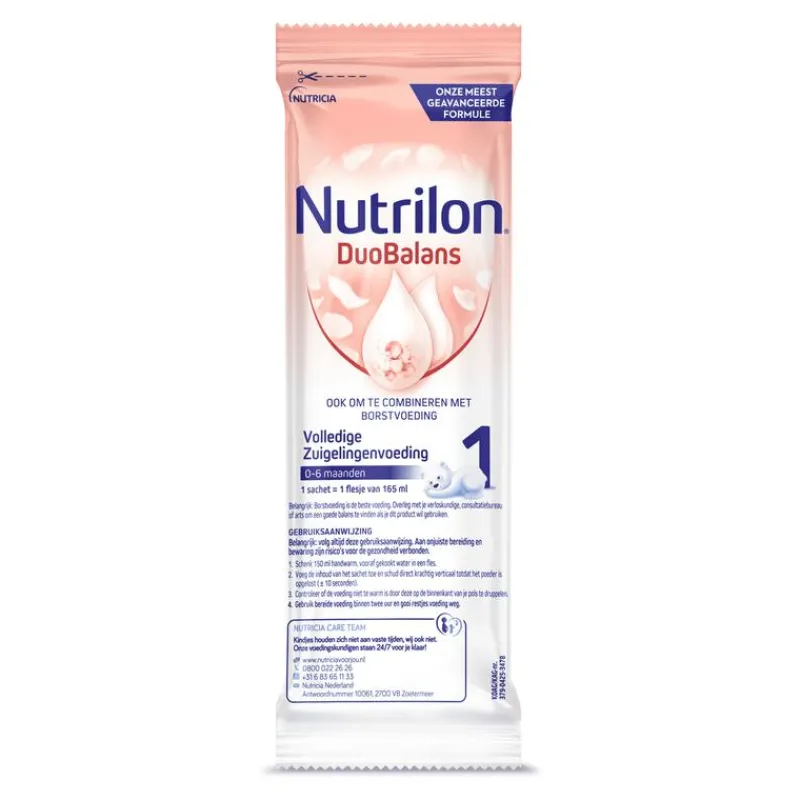 Nutrilon 1 Duobalans Baby 0-6 Maanden Sachets 23 gram