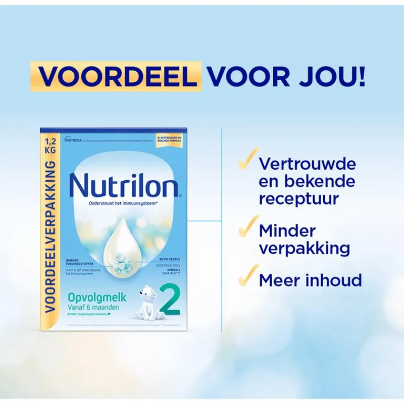 Nutrilon 2 Opvolgmelk Baby 6-12 Maanden 1200 gram