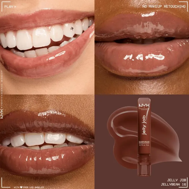 NYX Professional Makeup Jelly Job Lipgloss 16 Jellybean Bruin