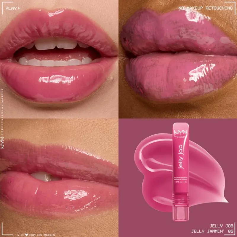 NYX Professional Makeup Jelly Jop Lipgloss 09 Jelly Jammin Roze