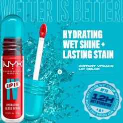 NYX Professional Makeup Lip IV Hydraterende Lipgloss Ready Set Wet