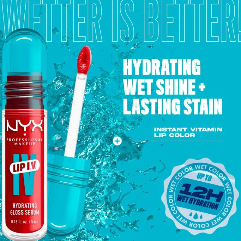 NYX Professional Makeup Lip IV Hydraterende Lipgloss Ready Set Wet