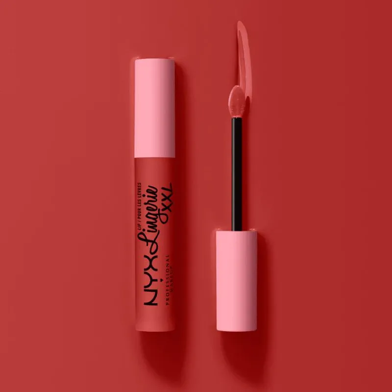NYX Professional Makeup Lip Lingerie XXL Mat Liquid Lippenstift Warm Up 07
