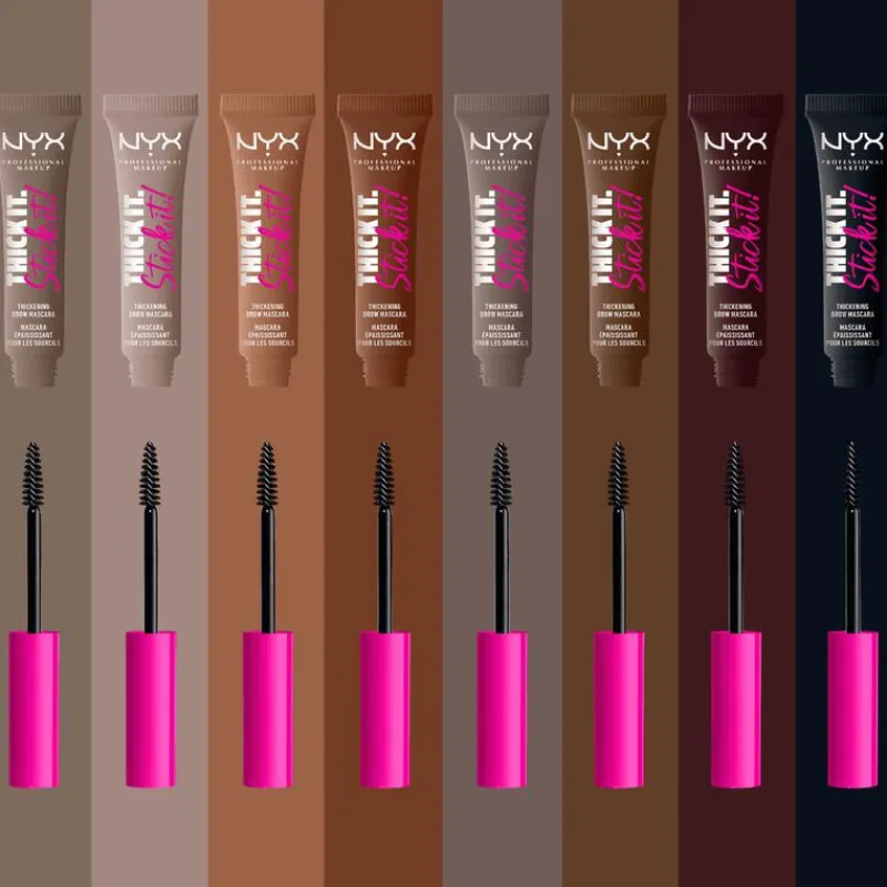 NYX Professional Makeup Thick It. Stick It! Wenkbrauwmascara 8 Black