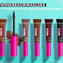 NYX Professional Makeup Thick It. Stick It! Wenkbrauwmascara 8 Black