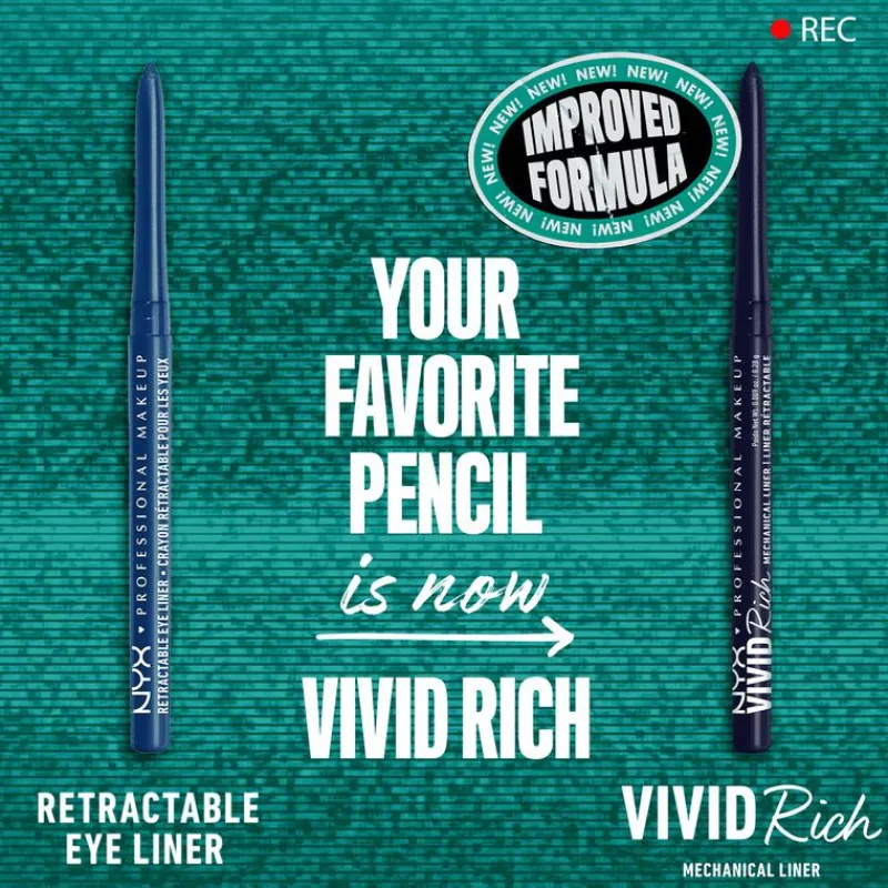 NYX Professional Makeup Vivid Rich Mechanical Pencil Smokin Topaz