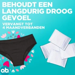 OB o.b.® Herbruikbaar Menstruatie Ondergoed XS/S