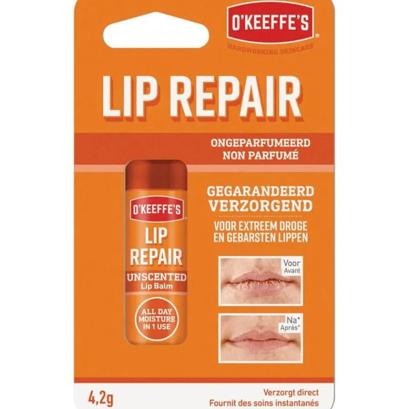O'Keeffe's Lip Repair Ongeparfumeerde Lippenbalsem