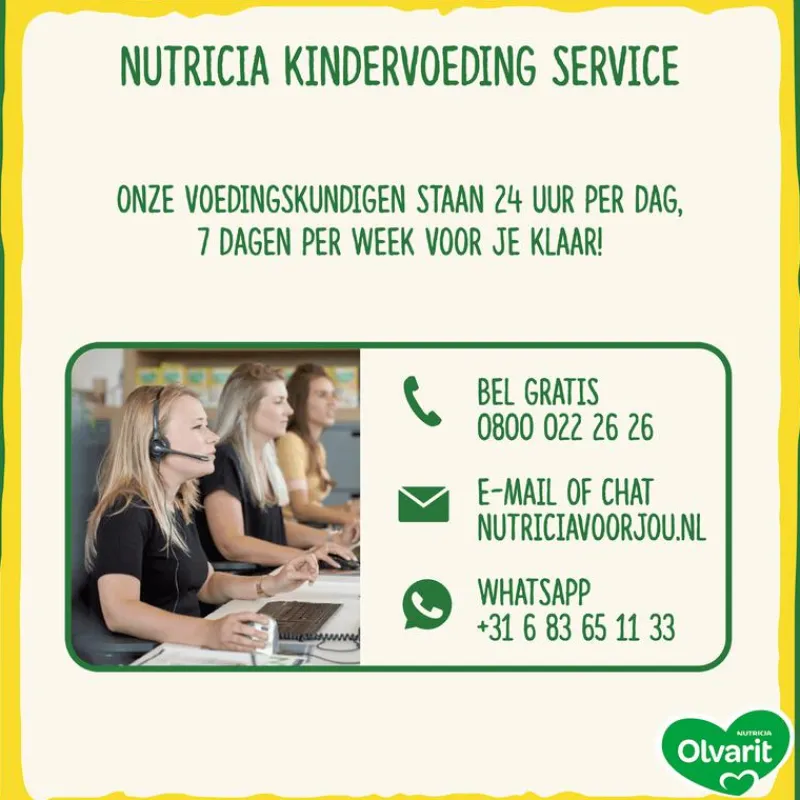 Olvarit Acht Granen Babypap 12 maanden