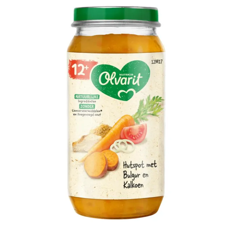 Olvarit Hutspot met Bulgur en Linzen 12 maanden