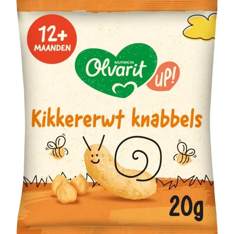 Olvarit Kikkererwt Knabbels 12 Maanden
