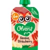 Olvarit Knijpfruit Banaan Aardbei