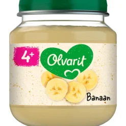 Olvarit Potje Banaan Fruithapje 4+ maanden 125 GR