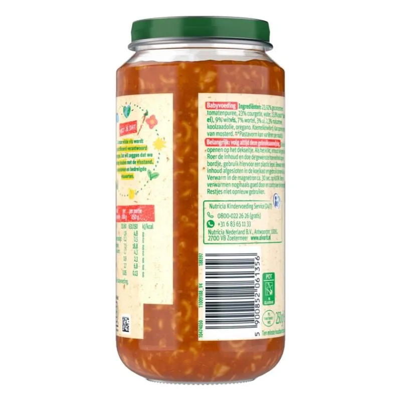 Olvarit Tomaat Witvis Pasta 250 GR