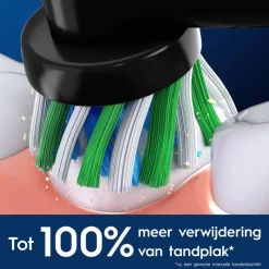 Oral-B Cross Action Opzetborstels Zwart - 4 Stuks