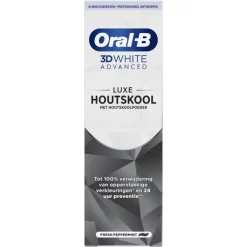 Oral-B 3D White Advanced Houtskool Tandpasta - 75 ML