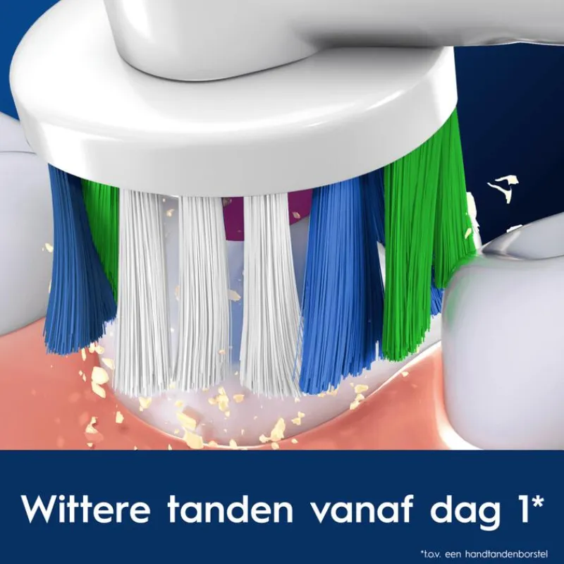 Oral-B 3D White Opzetborstels Wit - 4 Stuks