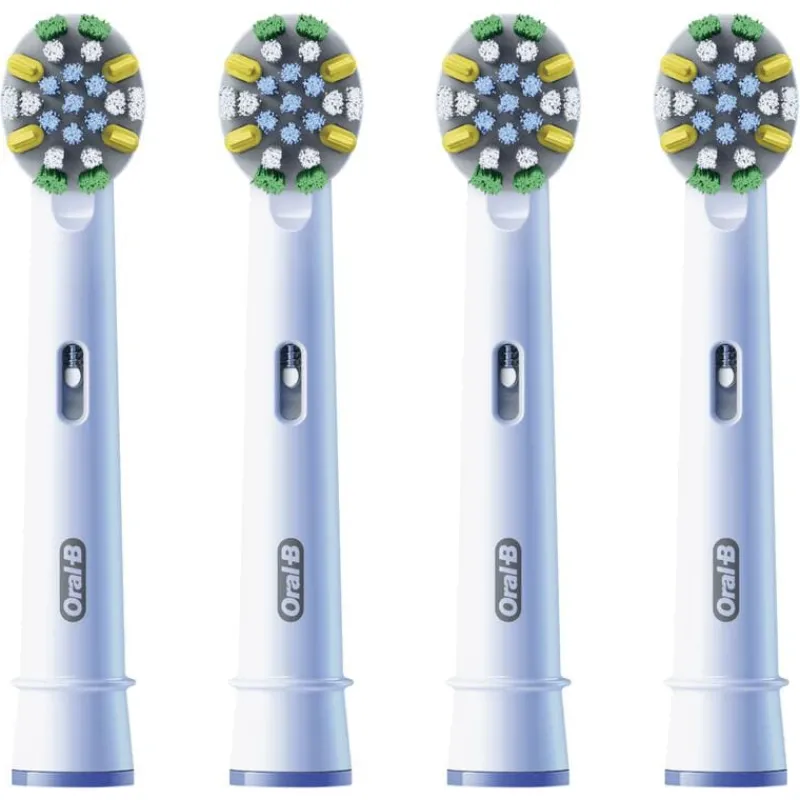Oral-B Floss Action Opzetborstels Wit - 4 Stuks
