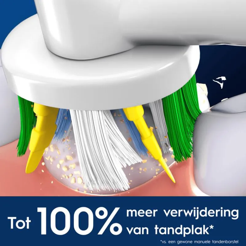 Oral-B Floss Action Opzetborstels Wit - 4 Stuks