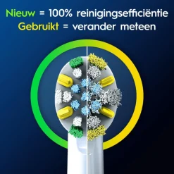 Oral-B Floss Action Opzetborstels Wit - 4 Stuks