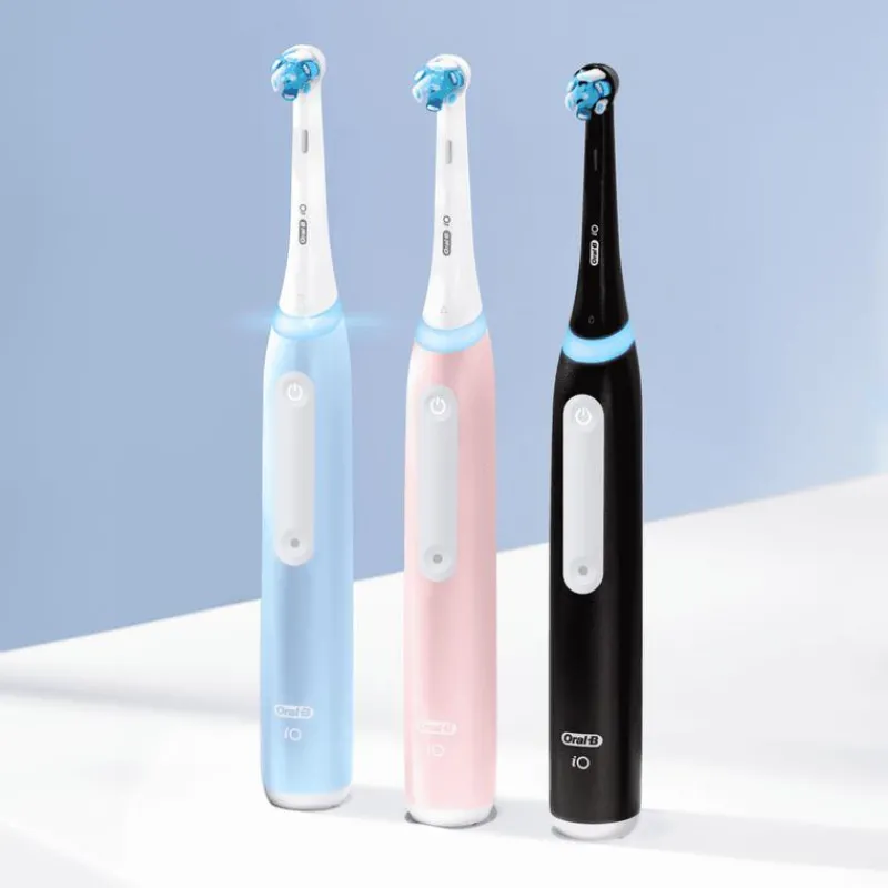 Oral-B iO 3 Duo Zwart & Blauw 2 Elektrische Tandenborstels