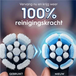 Oral-B iO Gentle Care Opzetborstels Zwart 2 Stuks