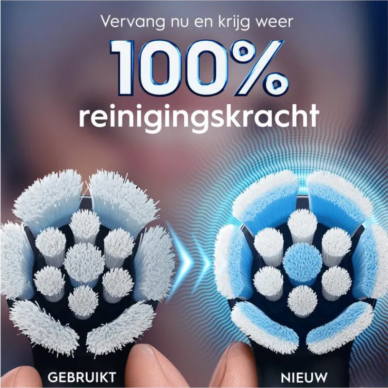 Oral-B iO Gentle Care Opzetborstels Zwart 2 Stuks