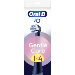Oral-B iO Gentle Care Opzetborstels Zwart 4 Stuks