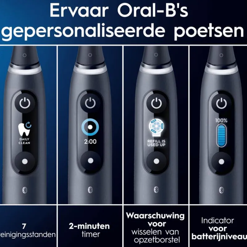 Oral-B iO 9S Zwart Elektrische Tandenborstel By Braun