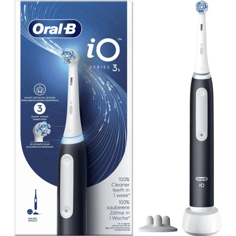 Oral-B iO 3S Zwart Elektrische Tandenborstel
