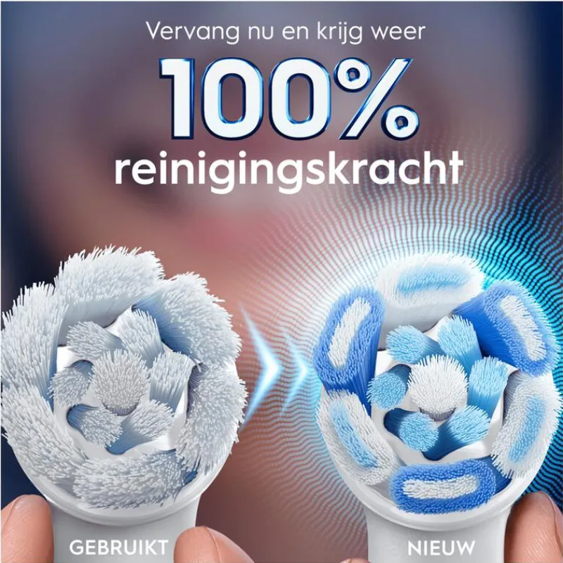 Oral-B iO Ultimate Clean Opzetborstels Wit 4 Stuks