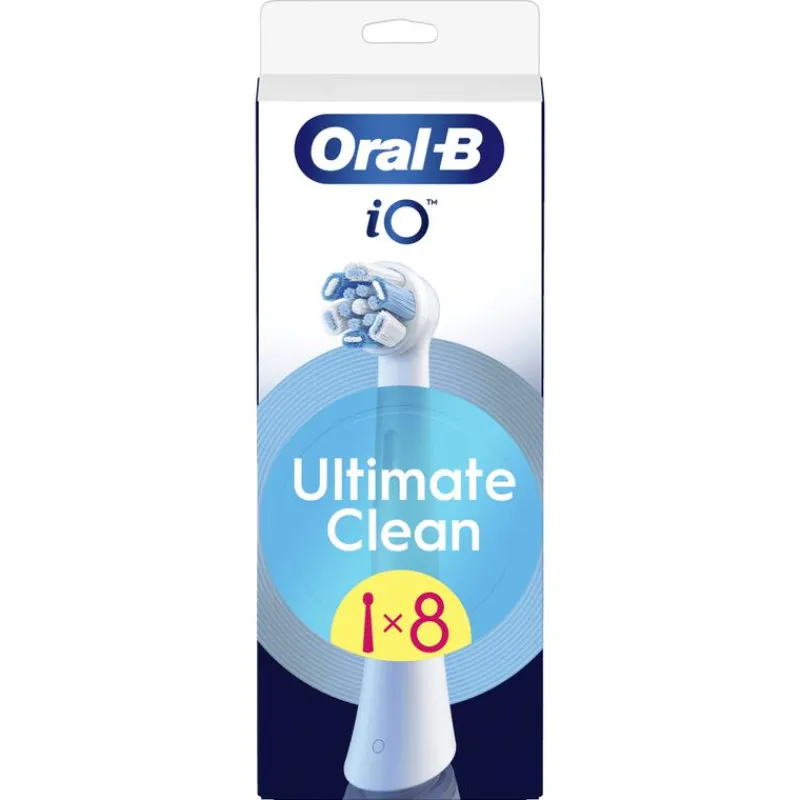 Oral-B iO Ultimate Clean Opzetborstels Wit 8 Stuks