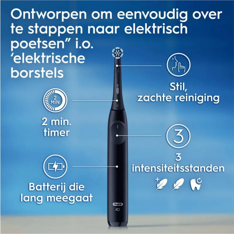 Oral-B iO 2 Zwart Elektrische Tandenborstel