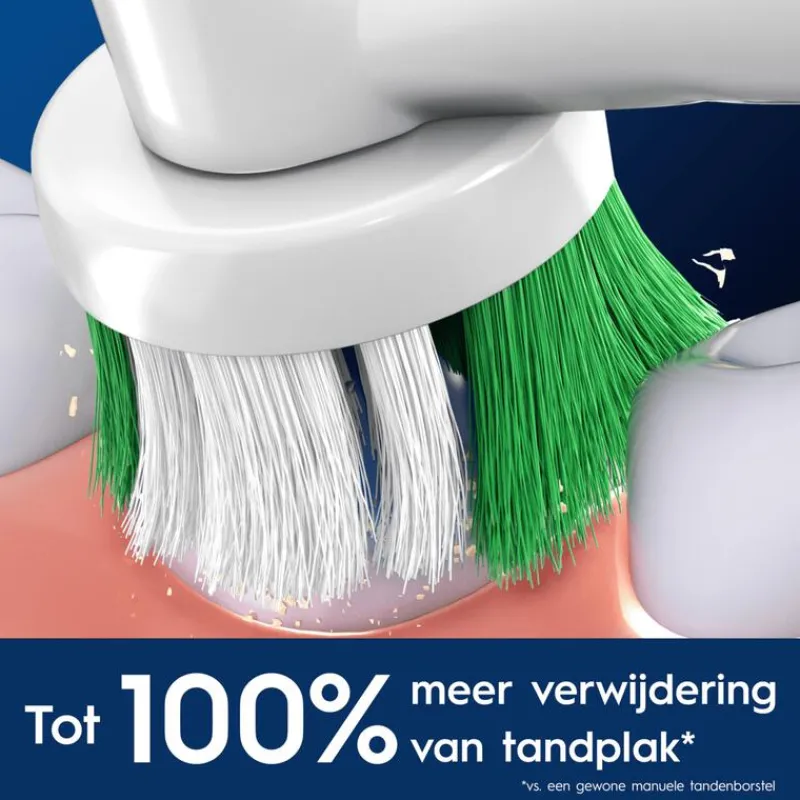Oral-B Precision Clean Opzetborstels Wit - 4 Stuks